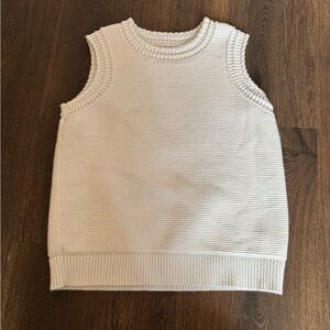 Duluth Trading Co Kids Sleeveless Knit Top - White